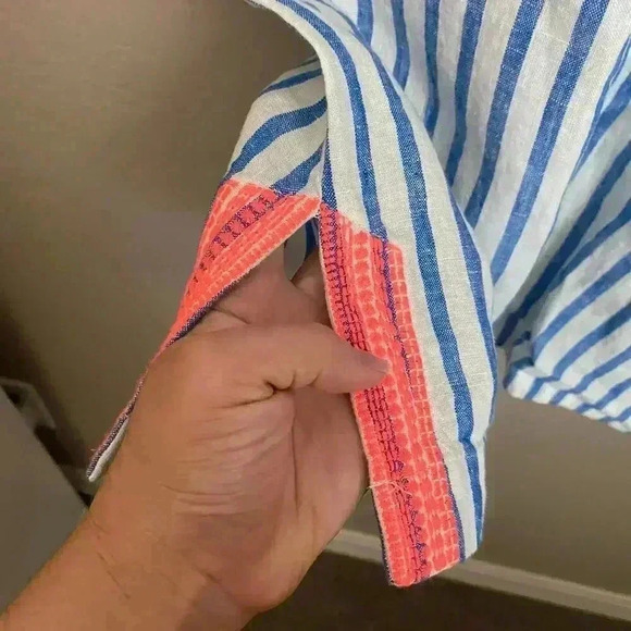 Boden Yasmin Embroidered Linen Tunic Size 18L - Picture 3 of 11